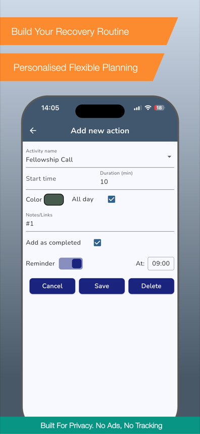 Add an action